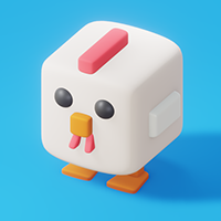 Interface inicial do jogo Chicken Cross the Road Fonte: Chicken