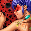 Dotted Girl Back Treatment