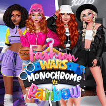 Fashion Wars Monochrome Vs Rainbow