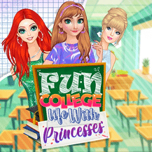 Fun College Life With Princesses