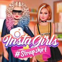 Insta Girls #strapskirt