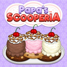 Papa's Scooperia, Free Flash Game