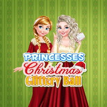 Princesses Christmas Glittery Ball