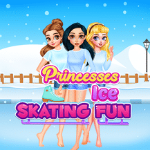 Princesses Ice Skating Fun
