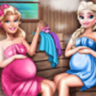 Cute Mommies Pregnant Sauna